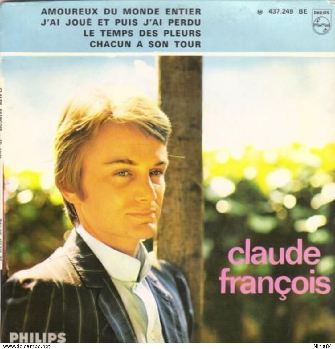 EP 45 RPM (7")  Claude François  "  Amoureux Du Monde Entier   " - Other - French Music