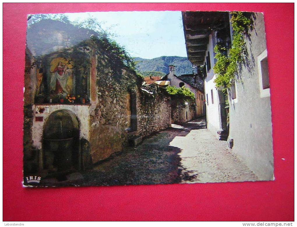 CPSM-SUISSE-MOTIVO TIPICO TICINESE A LOSONE   - VOYAGEE 1969- TIMBRE-3 PHOTOS RECTO /VERSO- - Losone