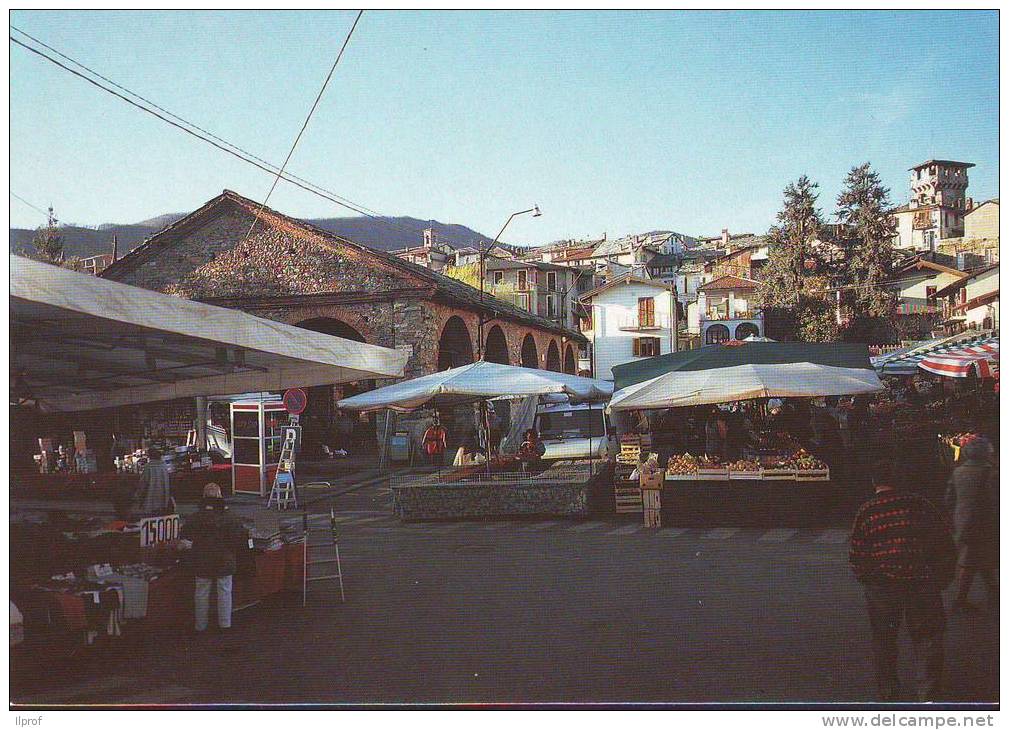 Mercato Con Prezzi In Lire A Lanzo Torinese (Vedi Dettaglio) - Piazze Di Mercato