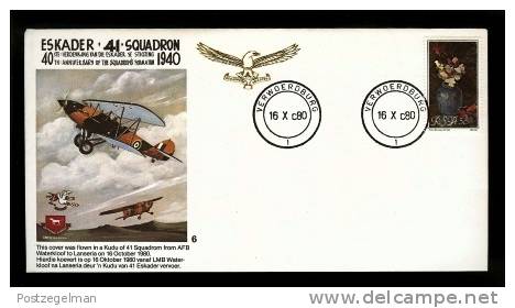 REPUBLIC OF SOUTH AFRICA  SAAF Cover Nr. 6 Squadron 41 Dated 16-10-1980 - Airplanes