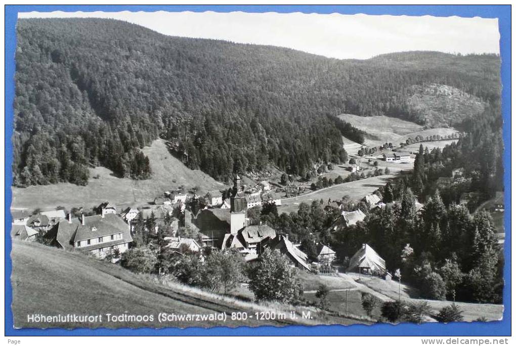 Todtmoos,Teilansicht,1960,Schwarzwald, - Todtmoos