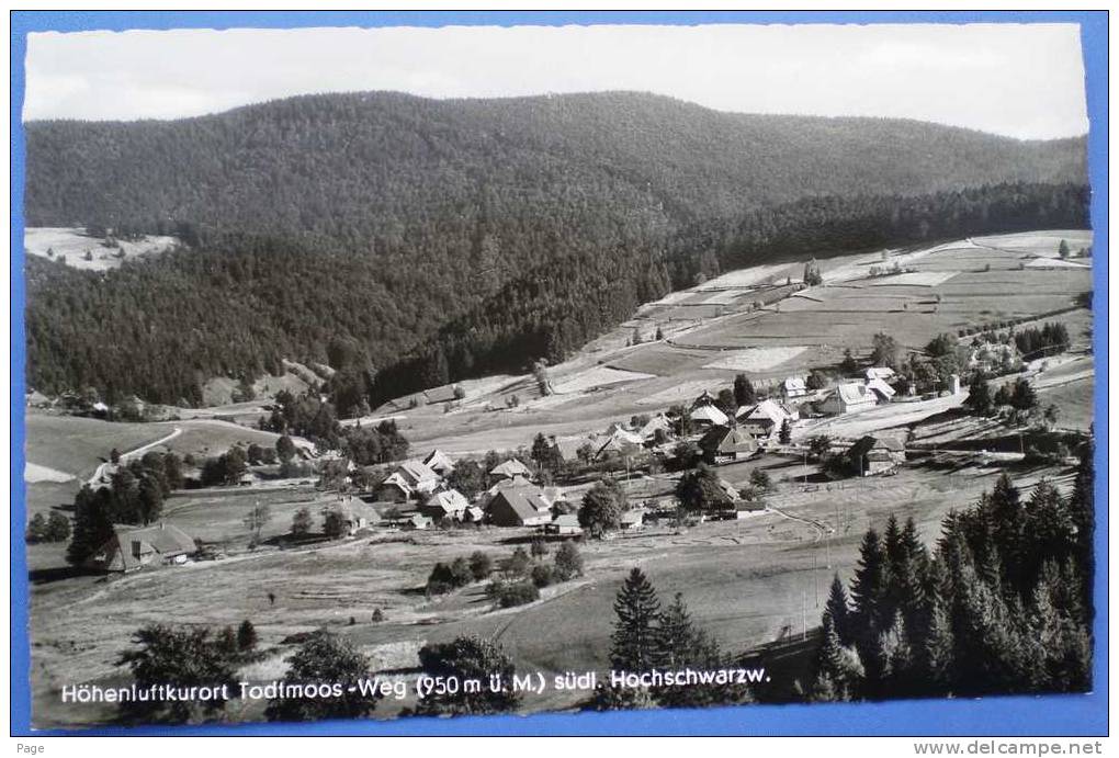 Todtmoos,Teilansicht,1960 ,Südl. Hochschwarzwald, Höhenluftkurort Todtmoos, - Todtmoos