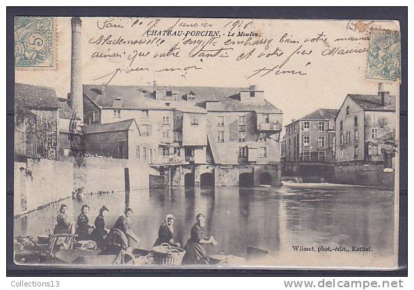 ARDENNES - Chateau Porcien - Le Moulin (lavandieres) - Chateau Porcien