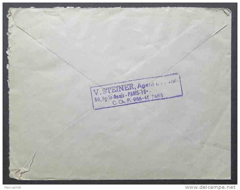 BLASONS / 1955 - # 1004 AUNIS AFFRANCHISSEMENT MULTIPLE SUR LETTRE  (ref 902) - 1941-66 Armoiries Et Blasons