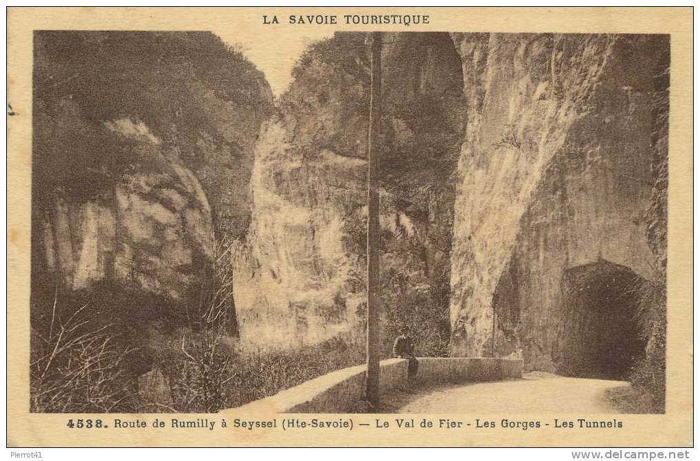 Route De RUMILLY à SEYSSEL -  Le Val De Fier - Les Gorges - Les Tunnels - Rumilly