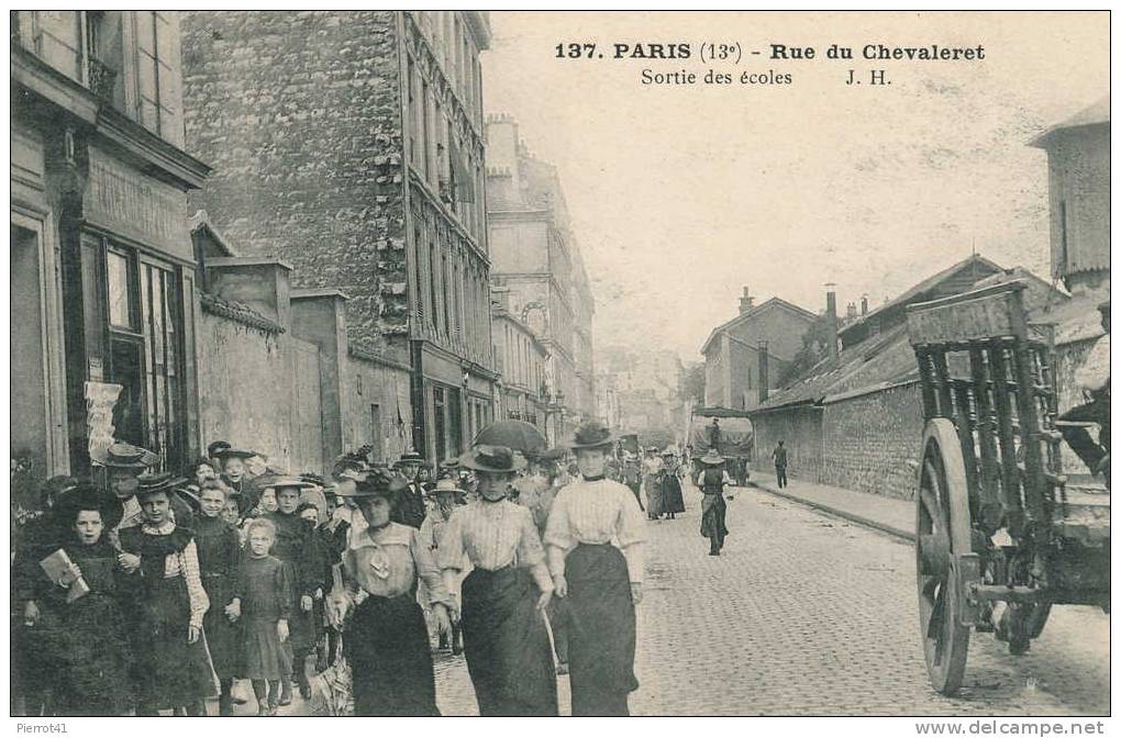 PARIS - Rue Du Chevaleret - Sortie Des Écoles  -  13ème Arrondissement - Arrondissement: 13