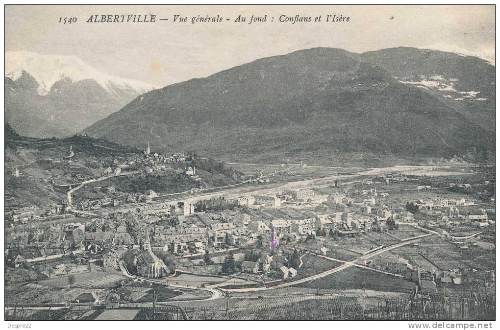 73 ALBERTVILLE Cpa Vue Générale         1540 - Albertville