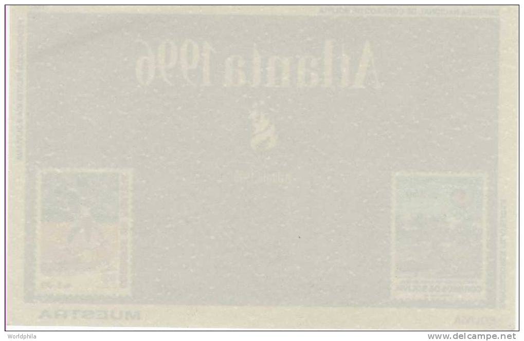 Olympic Games, Tenis Bolivia 1996 Bl 217 Atlanta Specimen / Muestra MNH ** - Zomer 1996: Atlanta