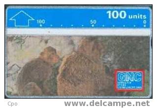 # GIBRALTAR 12 Monkeys 100 Landis&gyr -singe,monkey-  Tres Bon Etat - Gibraltar