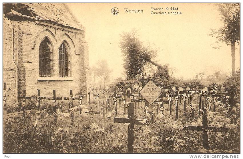 Woesten : Frans Kekrhof ---Cimetière Français - Vleteren