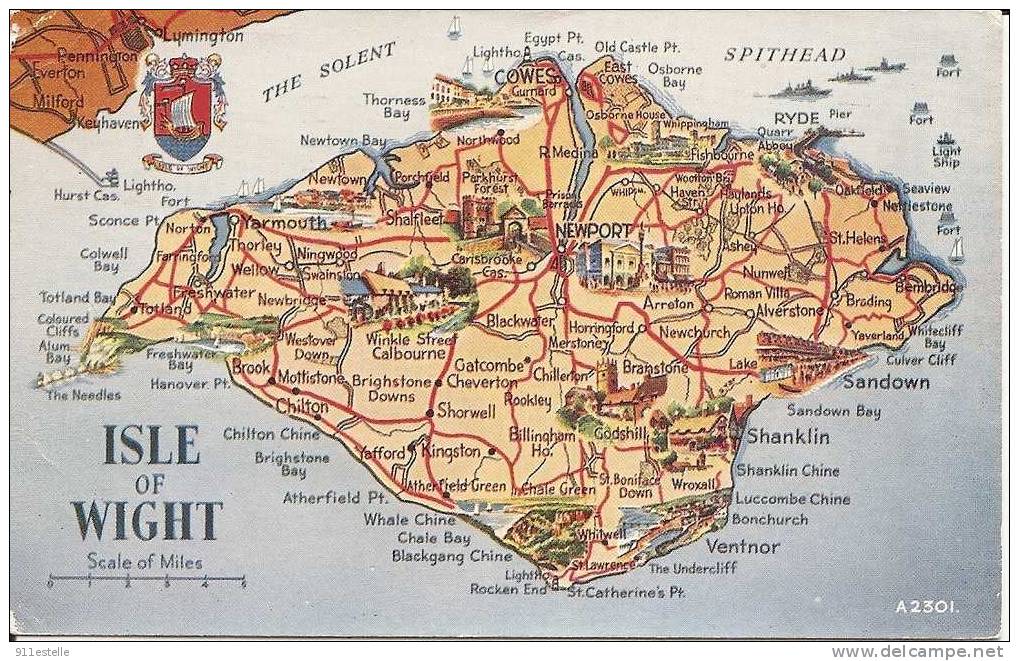 ISLE Of  WIGHT, De 1958 - Sonstige & Ohne Zuordnung