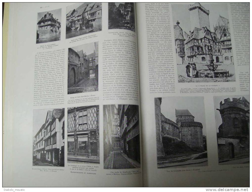 26-8-1933 : Les dessins Léon FAURET ; Voyages et états de service d' un petit avion de tourisme ;  Fêtes du VIN à MACON