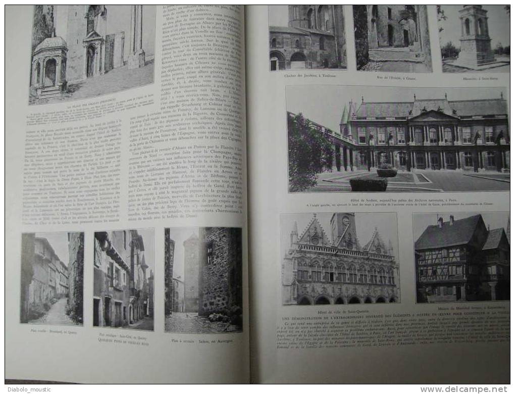 26-8-1933 : Les dessins Léon FAURET ; Voyages et états de service d' un petit avion de tourisme ;  Fêtes du VIN à MACON