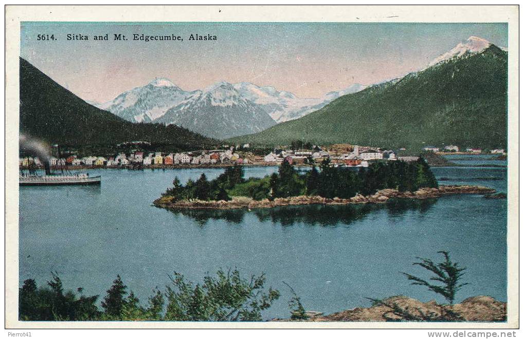 U.S.A.  ALASKA - SITKA And Mt. Edgecumbe - Sitka