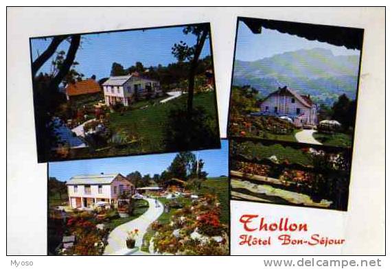 74 THOLLON LES MEMISES Alt 1000m Hotel Bon Sejour Proprietaire Dupont - Thollon