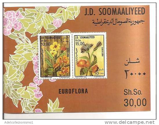 45638)foglio Somalia Serie Espo, Mondiale Euroflora Da 2 Valori - Nuovo  - Bf19 - Somalia (1960-...)