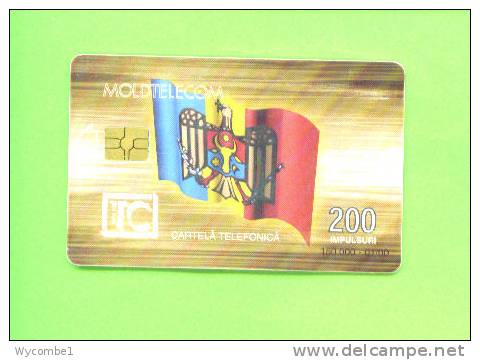 MOLDOVA - Chip Phonecard As Scan (worn Back) - Moldavie