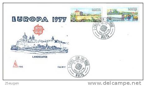 MALTA 1977 EUROPA CEPT FDC - 1977