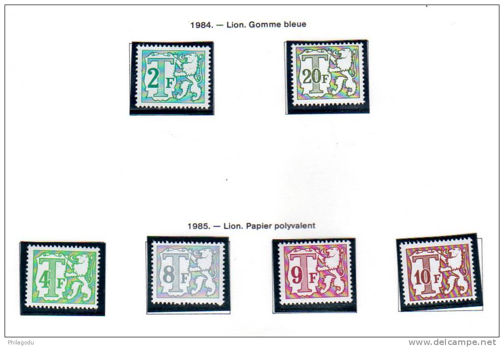 Timbre Taxe, Militaire, Entre Tx 71 Et Tx83** + Mil, Cote 11 € - Timbres