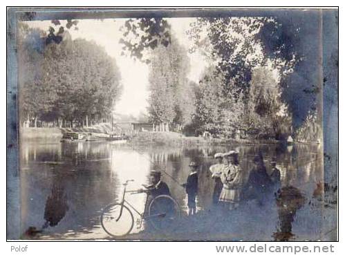 Canal - Peniche - Peche A La Ligne - Bicyclette Enfants... (20273) - Lieux