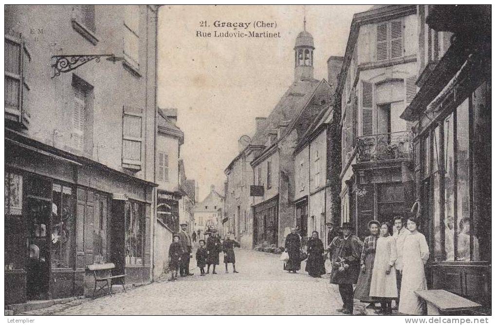 Carte Postale Ancienne  Cher - Graçay