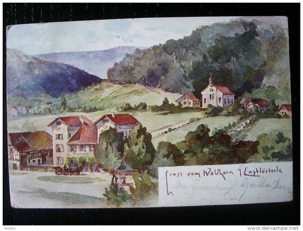ENZKLOSTERLE - Grüss Vom Waldhorn - 1905  - Lot 8 - - Calw