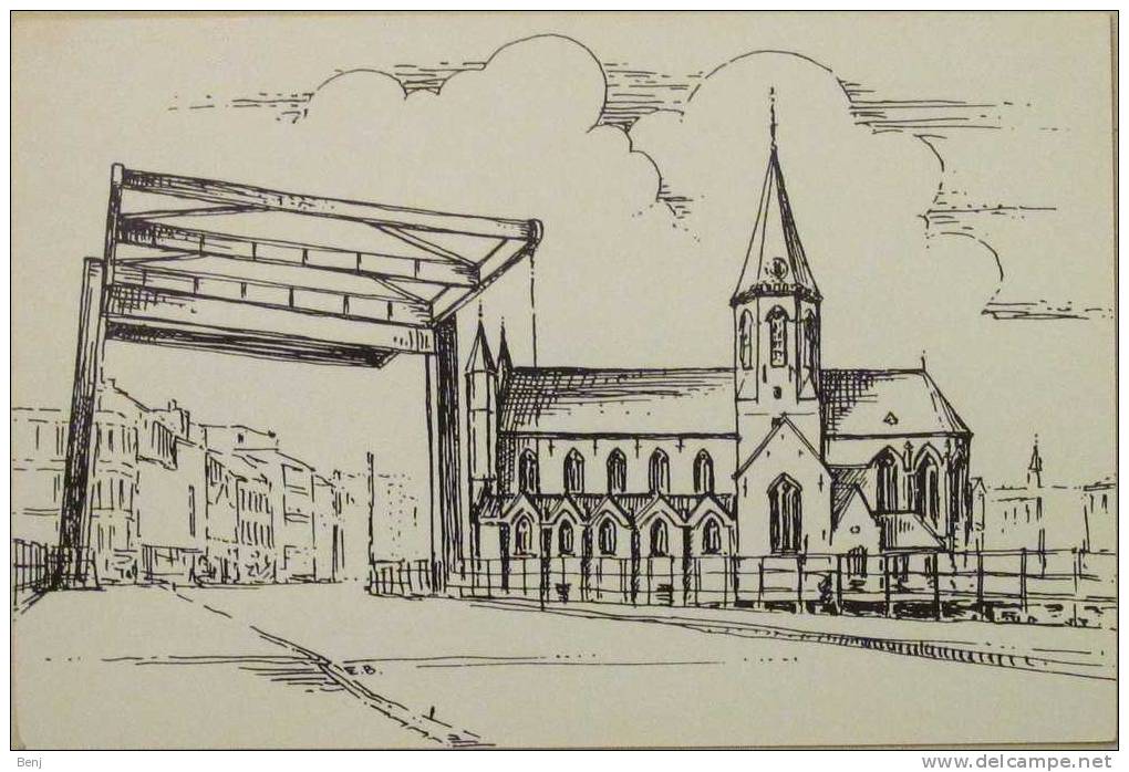 Carte Postale DEINZE O.-L. - Vrouwkerk En Leiebrug (1992) (B) - Deinze