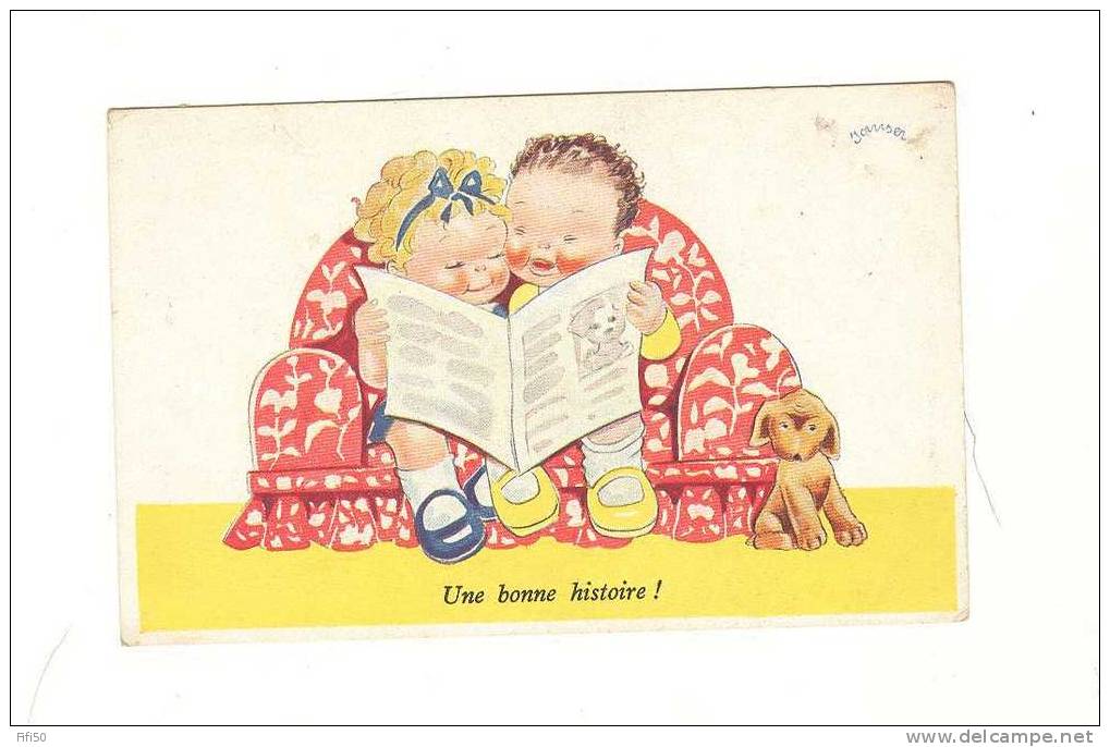 JANSER  ENFANTS LISENT " Une Bonne Histoire " Collection Enfantine Janser  20 Sujets - Janser
