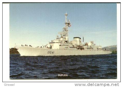 CPM Bateau Corvette Marine Dupleix - Guerre