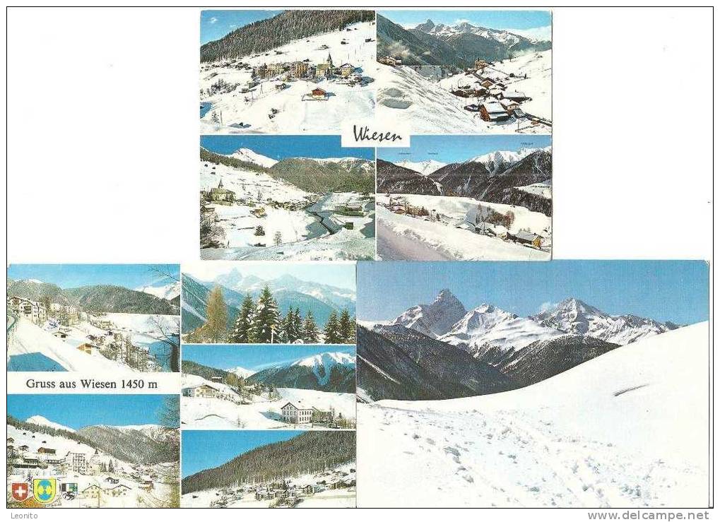 Wiesen Winter 5 Ansichtskarten Ab 1966 - Wiesen