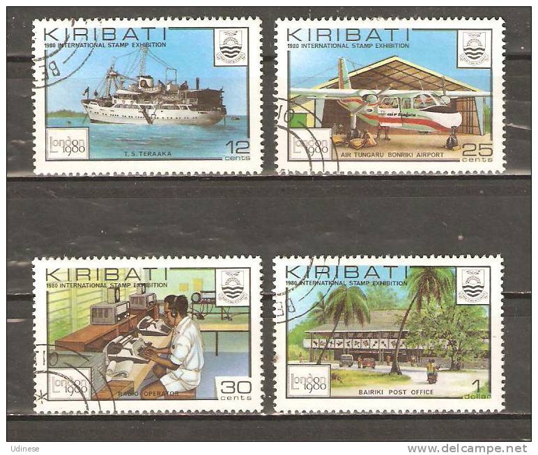 KIRIBATI 1980 - LONDON 1980 - CPL. SET  - USED OBLITERES GESTEMPELT - Kiribati (1979-...)