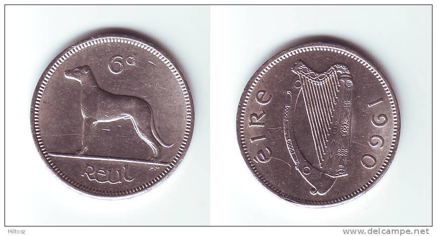 Ireland 6 Pence 1960 - Irland