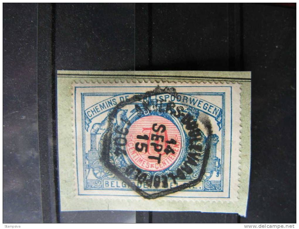 == Belgien , Bahnpost  1904 Stempel - Sonstige & Ohne Zuordnung