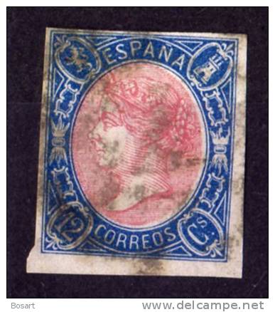 Espagne Isabelle II T.Ob.n°67 1865 N°67 C.23&euro; - Used Stamps