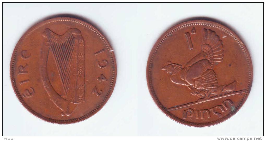 Ireland 1 Penny 1942 - Irlande