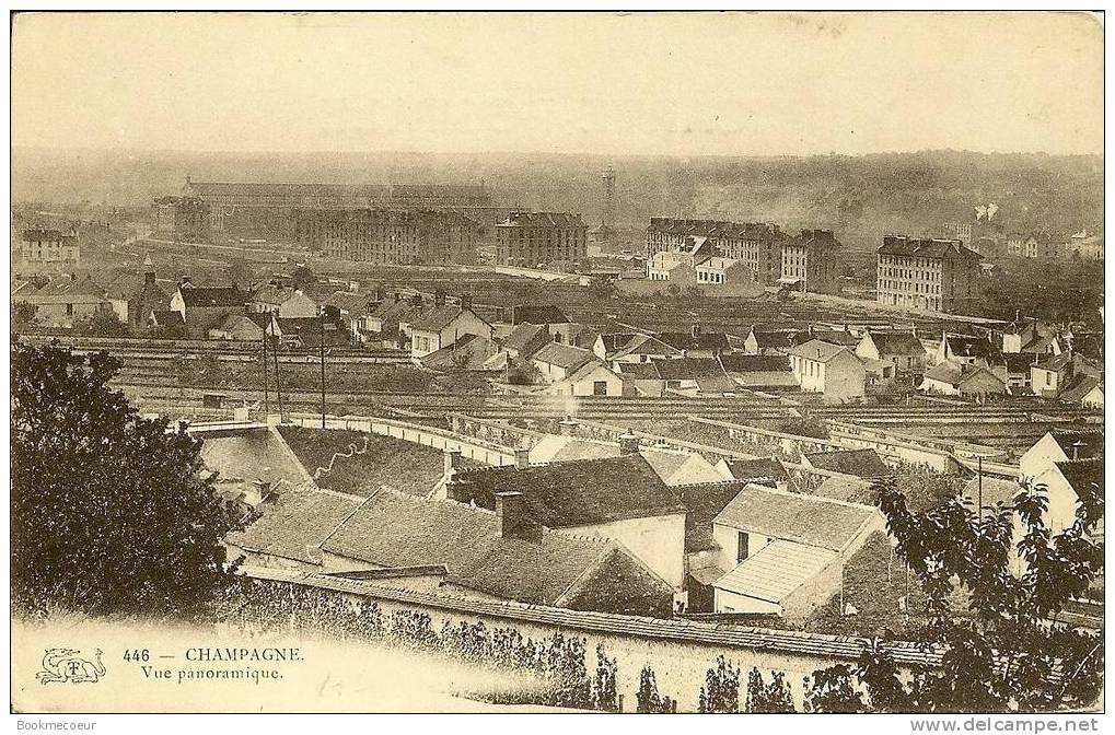 77  CHAMPAGNE  VUE PANORAMIQUE         C 1607 - Champagne Sur Seine