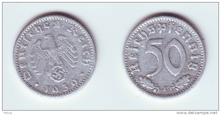 Germany 50 Reichspfennig 1939 F - 50 Reichspfennig