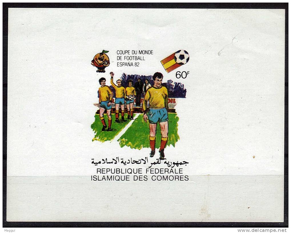 COMORES  EPREUVE DE LUXE  ( 60f )**    Cup 1982  Football Soccer Fussball - 1982 – Espagne