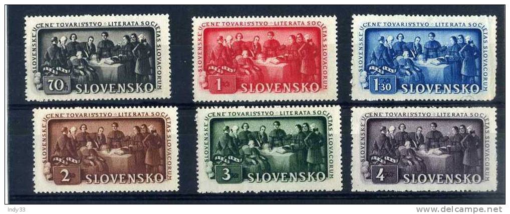 - SLOVAQUIE . TIMBRES DE 1942 . NEUFS AVEC CHARNIERE - Unused Stamps