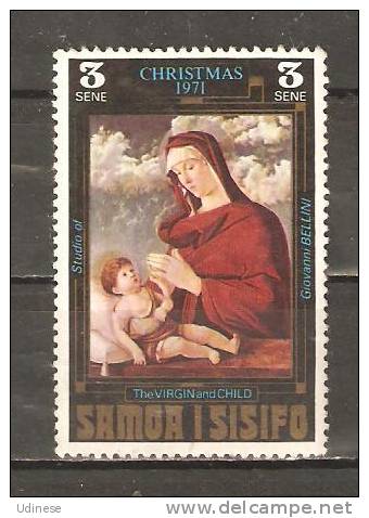 SAMOA AND SISIFO 1971 - CHRISTMAS 3 - USED OBLITERE GESTEMPELT - Samoa