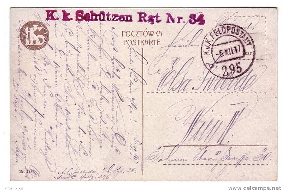 LITHUANIA - Village View, Year 1917, K. U. K. Feldpost - Lithuania