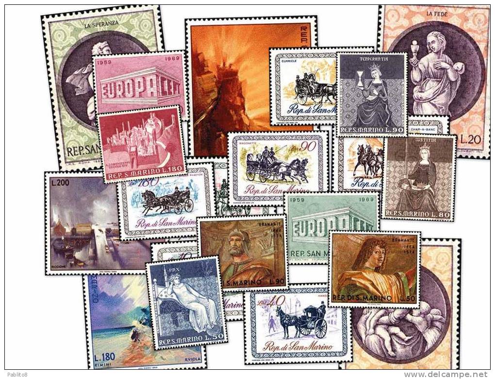 SAN MARINO 1969 ANNATA COMPLETA MNH - Komplette Jahrgänge