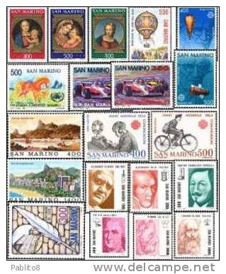 SAN MARINO 1983 ANNATA COMPLETA MNH - Volledig Jaar