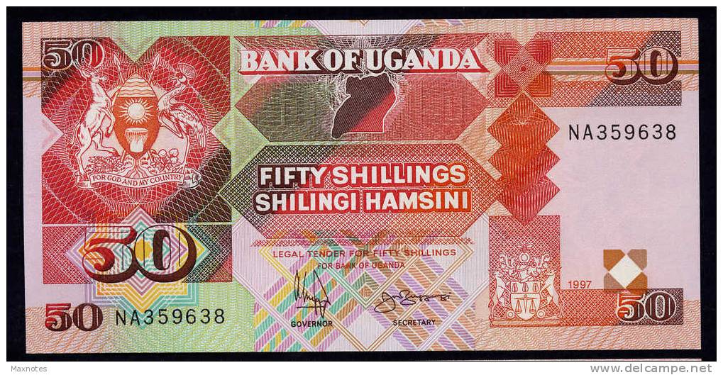 UGANDA : Banconota 50 Scellini - 1998 - P30 - FDS - Oeganda