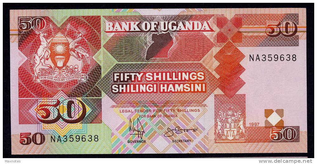 UGANDA : Banconota 50 Scellini - 1998 - P30 - FDS - Uganda