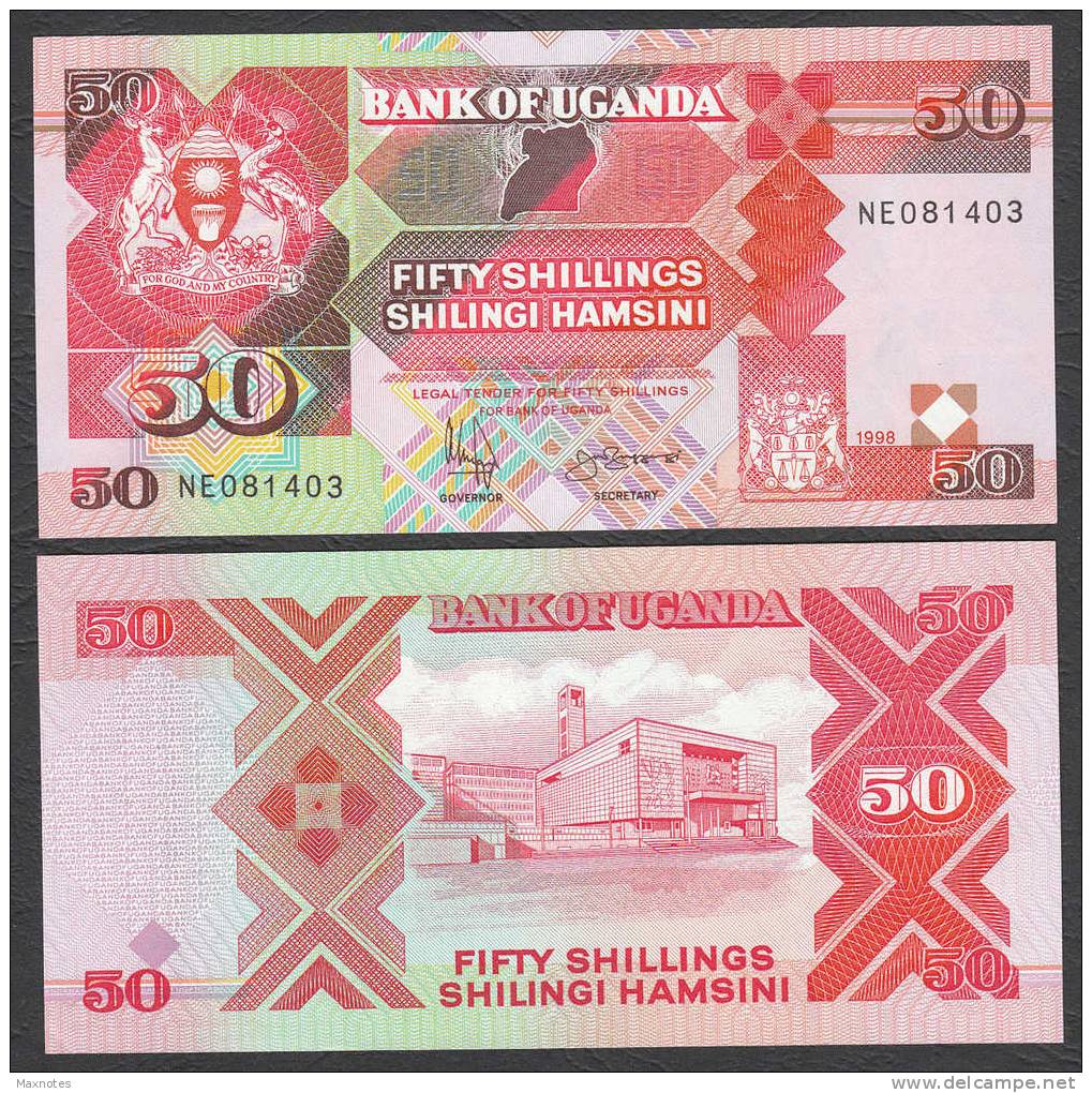 UGANDA : Banconota 50 Scellini - 1998 - P30 - FDS - Ouganda