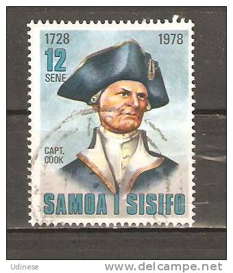 SAMOA AND SISIFO 1978 - JAMES COOK 12 - USED OBLITERE GESTEMPELT USADO - Samoa (Staat)