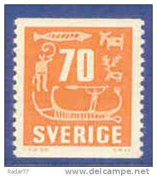 Suède N°425 (dentelé Verticalement) Neuf ** - Unused Stamps