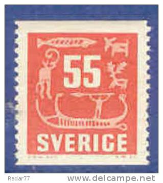 Suède N°424 (dentelé Verticalement) Neuf ** - Unused Stamps
