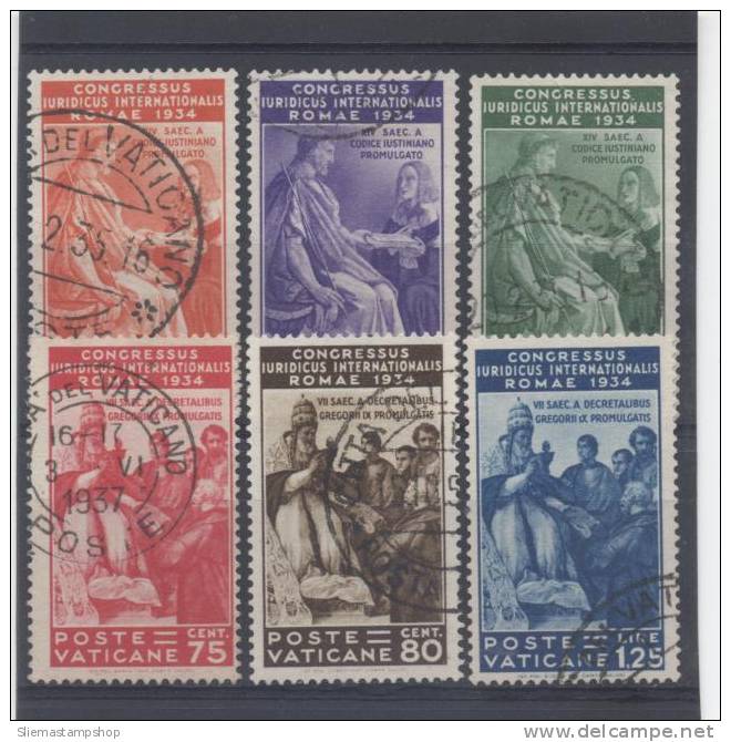 SAN MARINO - 1935 IURUDICUS CONGRESS - V3343 - Used Stamps